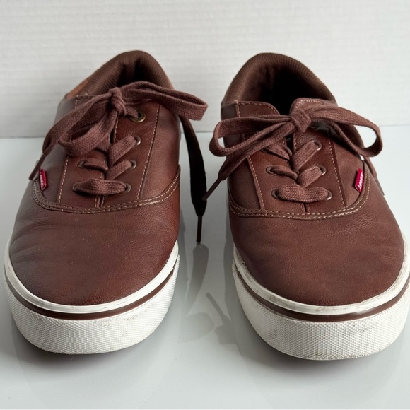 LEVIS Sneakers Faux Leather Lace-Up Shoes Boat Shoes Loafers Size 11 - Picture 3 of 9
